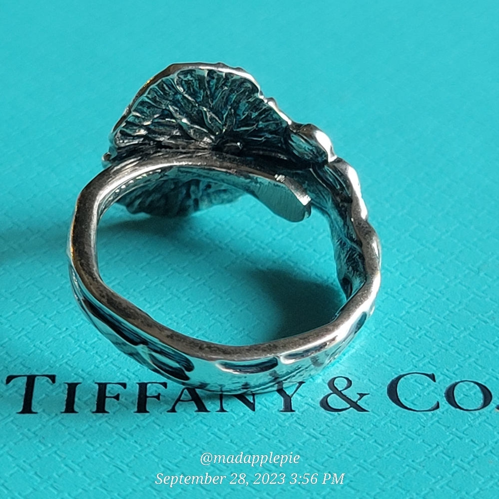 1885 Tiffany & Co Dandelion Spoon Ring in Sterling Silver Spoon by T& Co. #19 - Picture 13 of 15